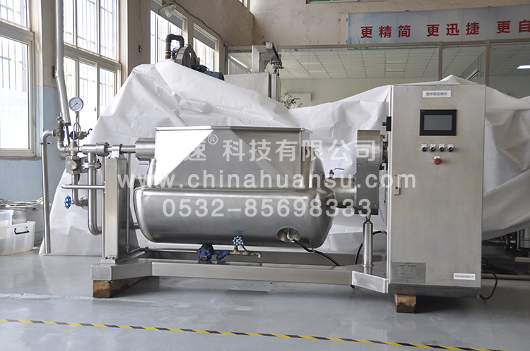 環(huán)速智能攪拌鍋WZJ-500可傾式攪拌鍋、人體高度配置       環(huán)速科技